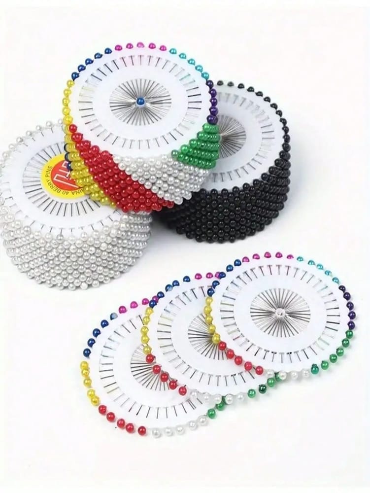 Multi Color Round Hijab Pins Wheel — Metal